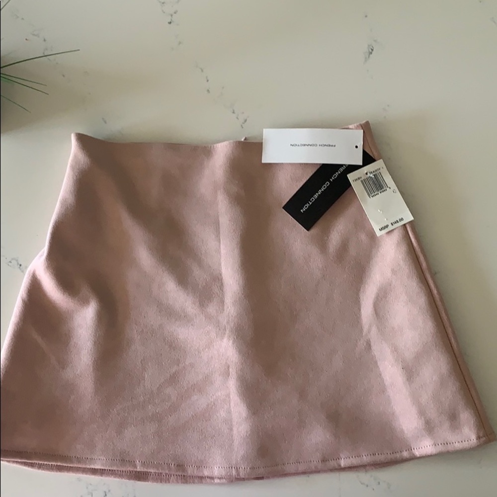 French connection suede mini skirt